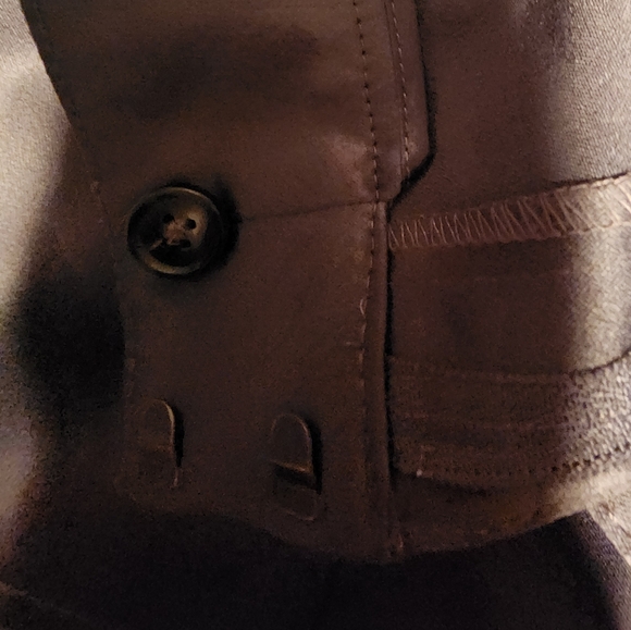 Whbm tapered grey silk cargo pants size 14 - Picture 2 of 9